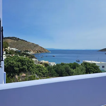 Aegean Balconies In Beach, Leros