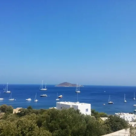 Aegean Balconies In Beach, Leros Vromolithos
